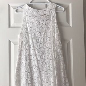 White lace sundress